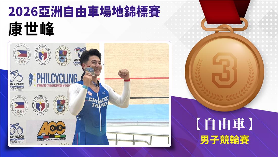 捷報-2026亞洲自由車場地錦標...