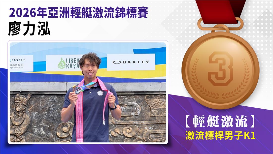 捷報-2026年亞洲輕艇激流錦標...